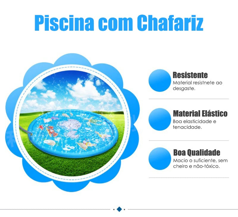 Piscina Infantil com Chafariz, Lançamento 2020