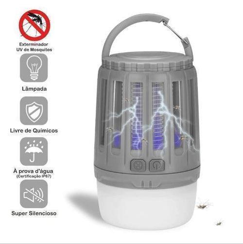 Silent Killer – Lâmpada LED Exterminadora de Mosquitos
